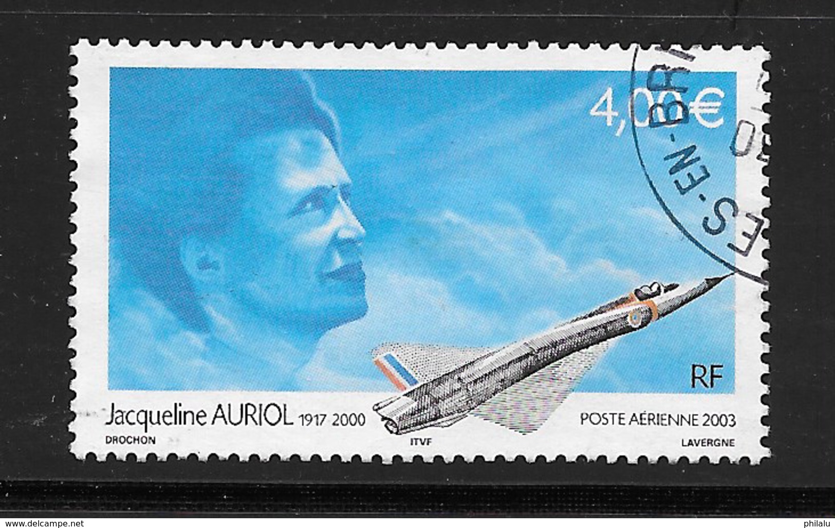 FRANCE Poste Aérienne 66 Hommage à L'aviatrice Jacqueline Auriol Avion Plane - 1960-.... Oblitérés