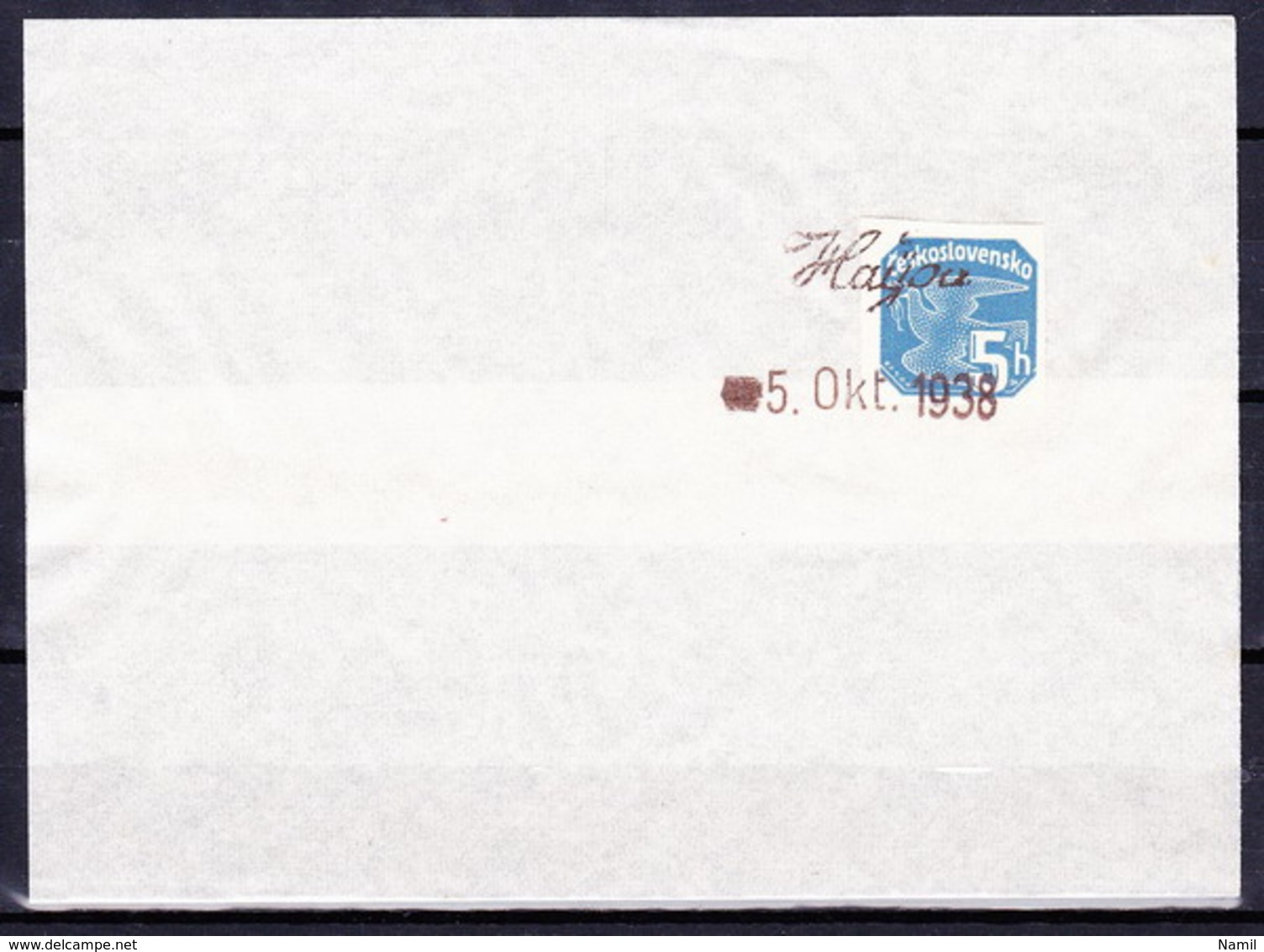 Tchécoslovaquie, Imprimées-journaux, Cachet Haida - Newspaper Stamps