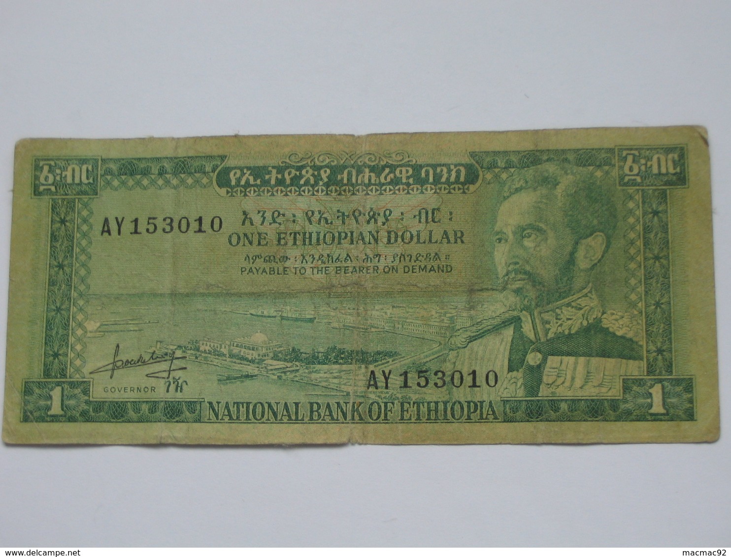 1 One Ethiopian Dollar 1966 - National Bank Of Ethiopia    **** EN  ACHAT IMMEDIAT  **** - Aethiopien