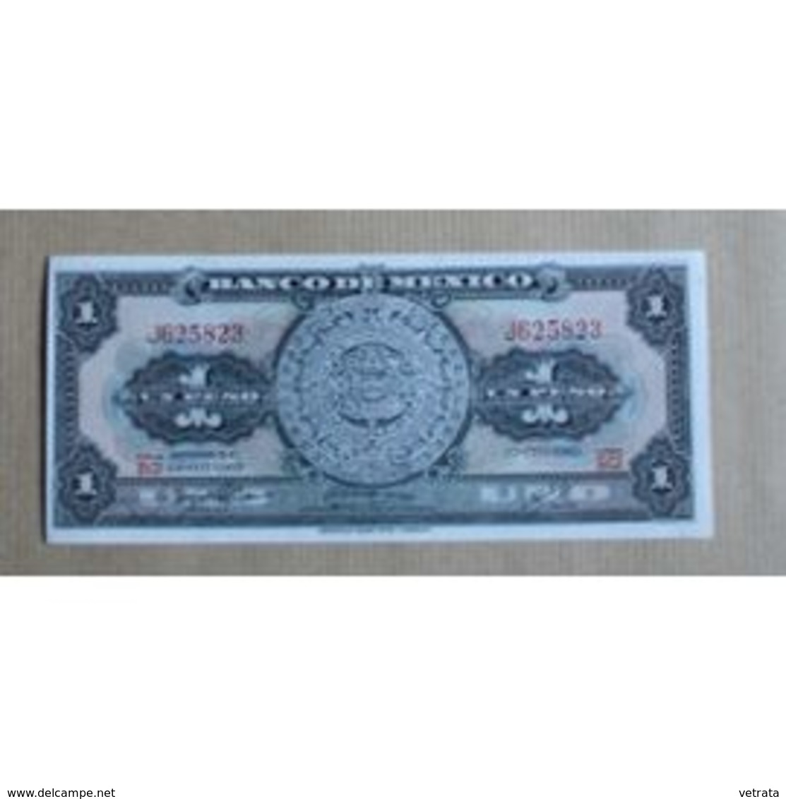 Billet Mexique : 1 Peso - Mexique