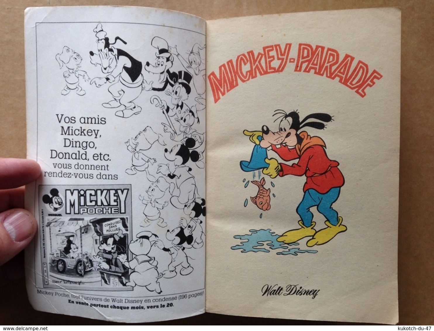 Disney - Mickey Parade - Année 1982 - N°26 (avec Grand Défaut D'usure) - Mickey Parade