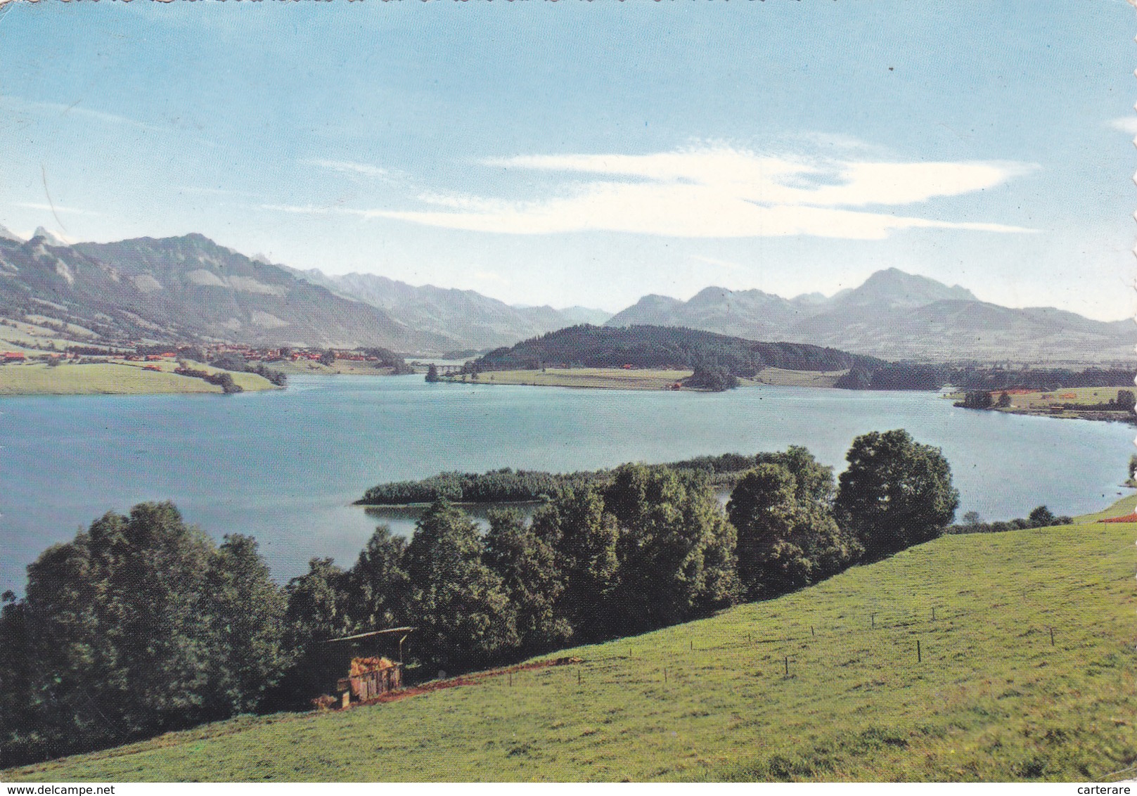 SUISSE,HELVETIA,SWISS,SWITZERLAND,SVIZZERA,SCHWEIZ,FRIBOURG,lac Artificiel De La GRUYERE,SARINE - Fribourg