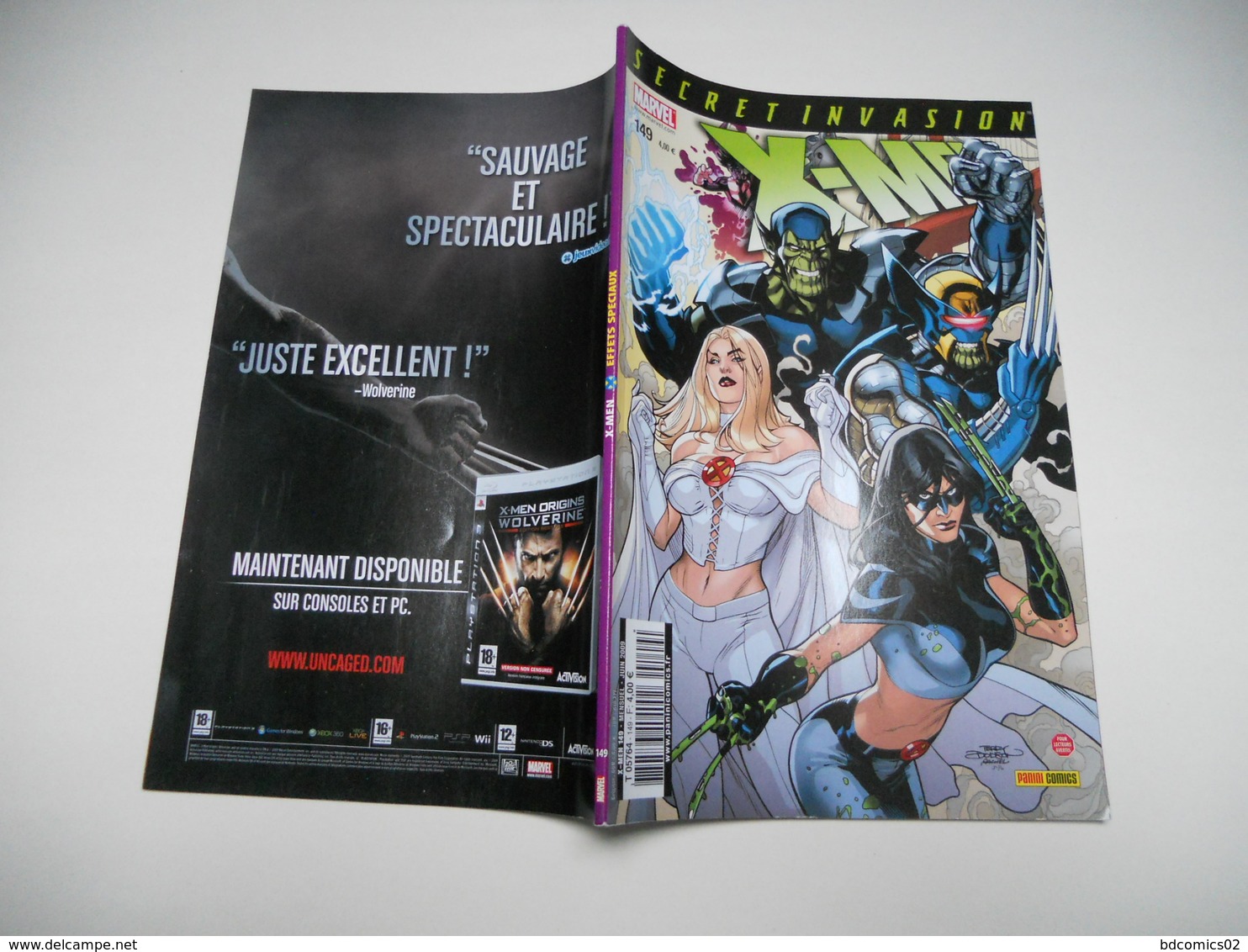 X-Men N° 149 ( Juin 2009 ) : " Effets Spéciaux " ( Secret Invasion )   MARVEL PANINI COMICS TBE - XMen
