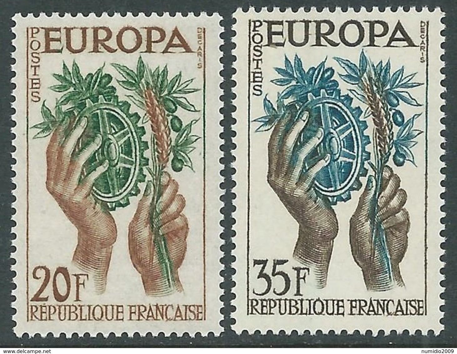 1957 EUROPA UNITA CEPT FRANCIA MNH ** - F8 - 1957