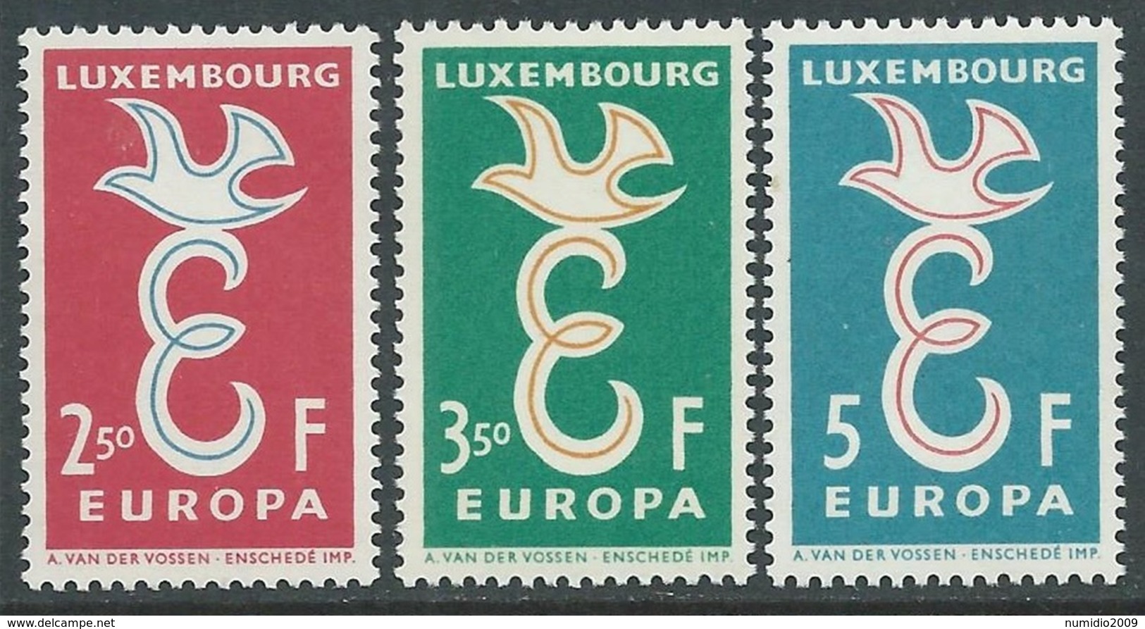 1958 EUROPA UNITA CEPT LUSSEMBURGO MNH ** - F8-3 - 1958