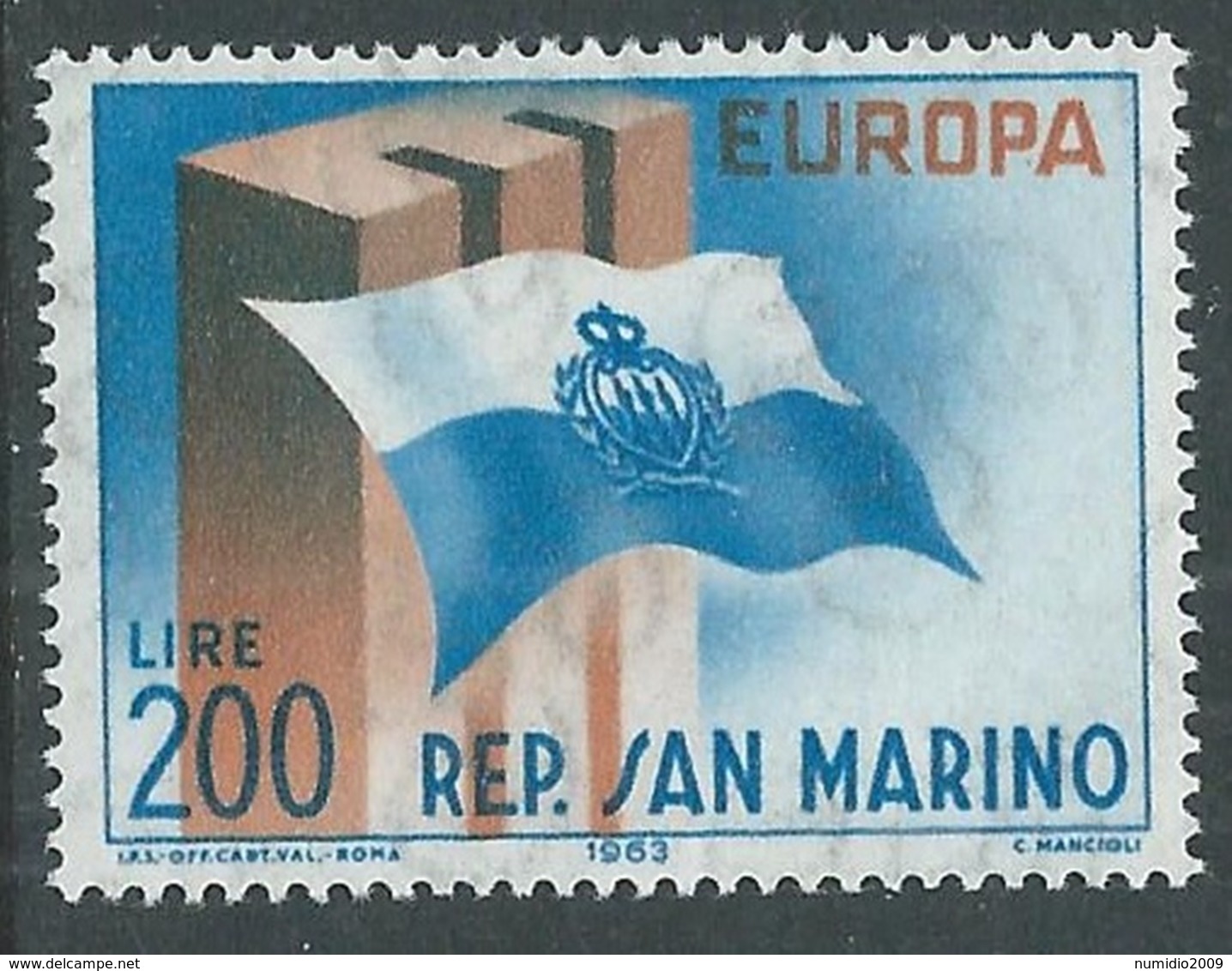 1963 EUROPA UNITA CEPT SAN MARINO MNH ** - F9-2 - 1963