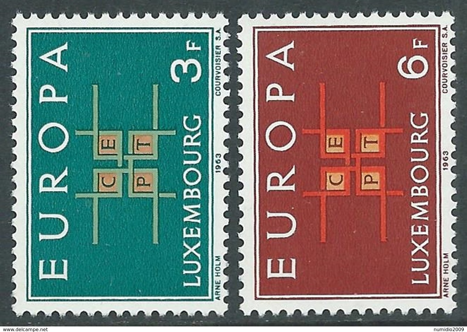 1963 EUROPA UNITA CEPT LUSSEMBURGO MNH ** - F9-2 - 1963