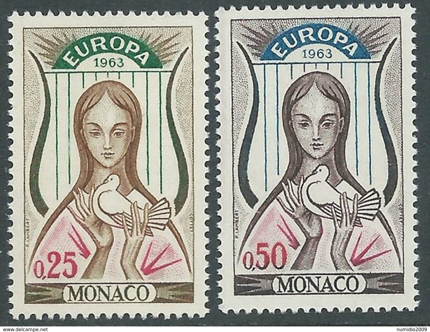 1963 EUROPA UNITA CEPT MONACO MNH ** - F9-2 - 1963