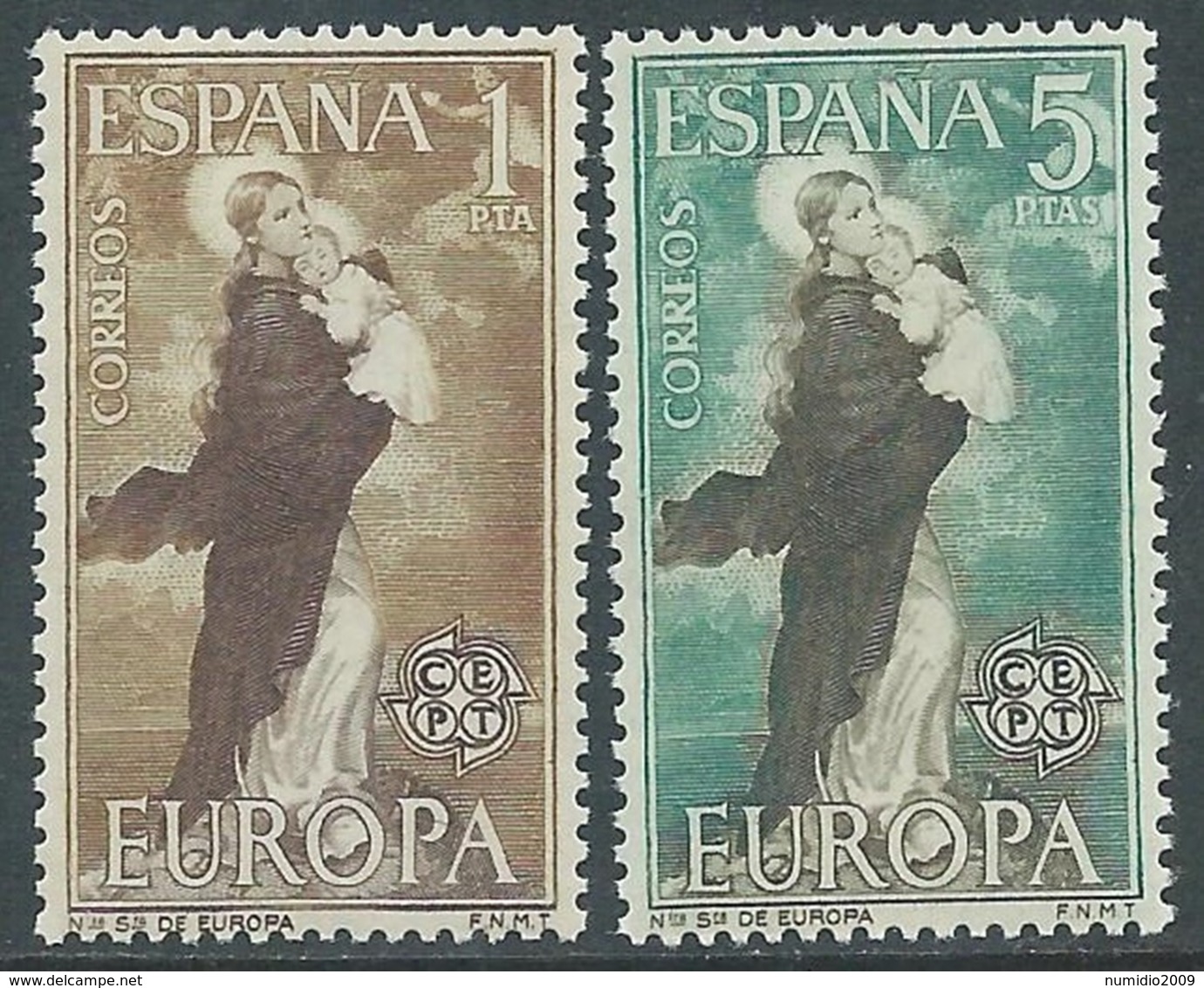 1963 EUROPA UNITA CEPT SPAGNA MNH ** - F9-3 - 1963