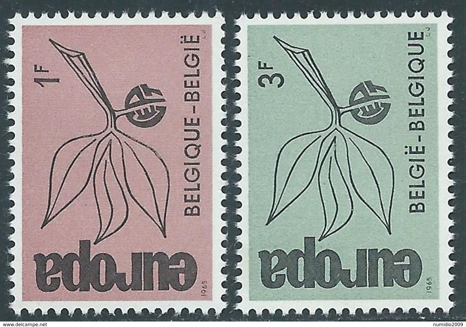 1965 EUROPA UNITA CEPT BELGIO MNH ** - F9-5 - 1965