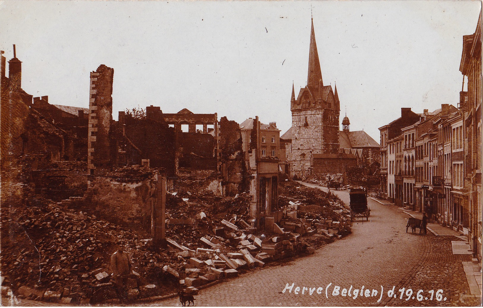 Herve: Erster Weltkrieg,1916. (carte-photo) - Herve