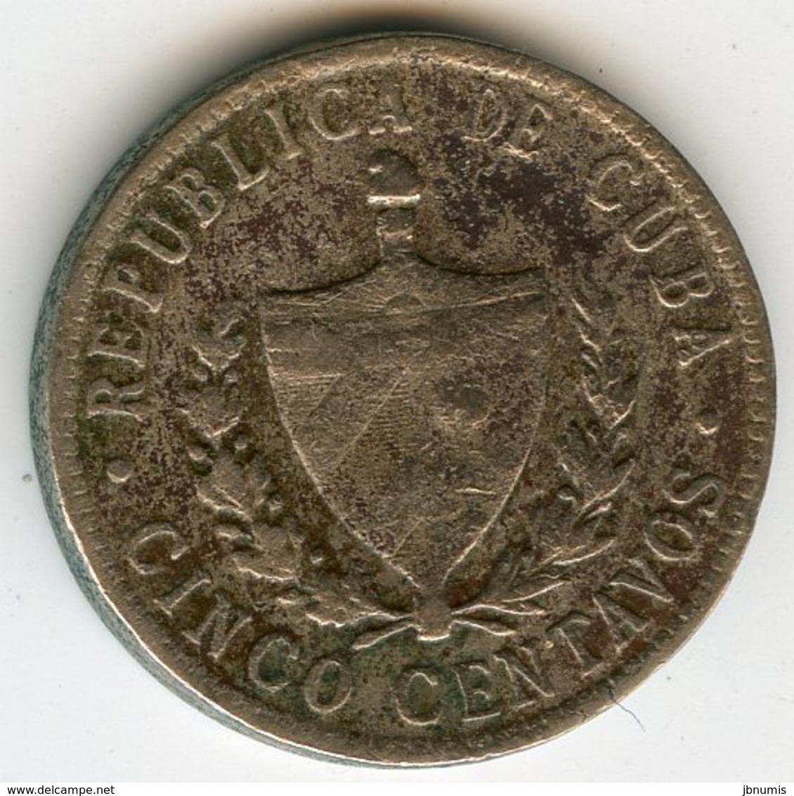 Cuba 5 Centavos 1946 KM 11.3 - Cuba