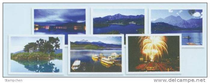 Taiwan 2007 Scenic Pre-stamp Postal Cards - Sun Moon Lake Orchid - Taiwan