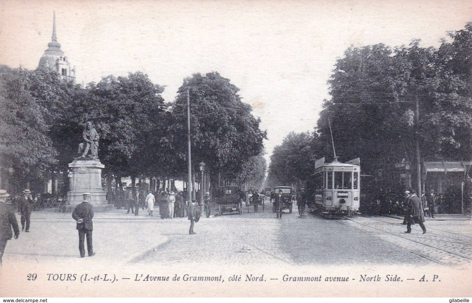 37 - Indre Et Loire -  TOURS - Avenue De Grammont - Coté Nord - Tours