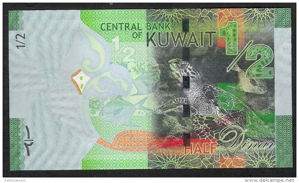 KUWAIT P30  1/2  DINAR    2014           UNC. - Koweït