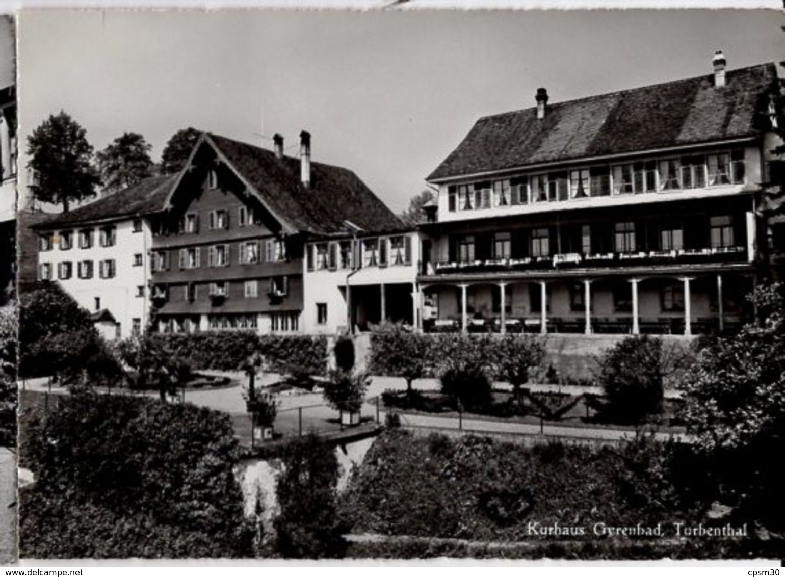 CP Suisse - TURBENTHAL - Kurhaus Gyrenbad - N° 11684 W - Noir Et Blanc, Voyagé - Turbenthal