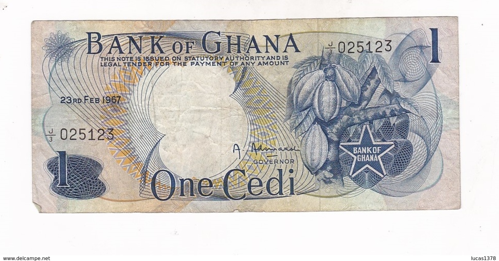 Ghana 1 Cedi 1967 - Ghana