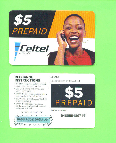 ZAMBIA - Remote Phonecard As Scan - Zambia