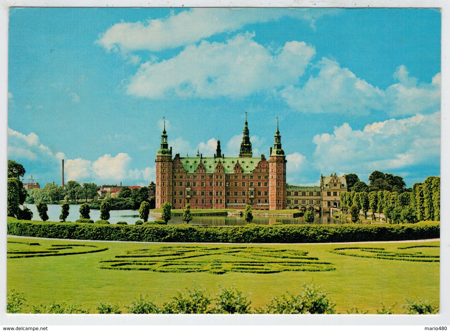 FREDERIKSBORG   SET  FRA  SLOTSPARKEN                 (VIAGGIATA ) - Danimarca