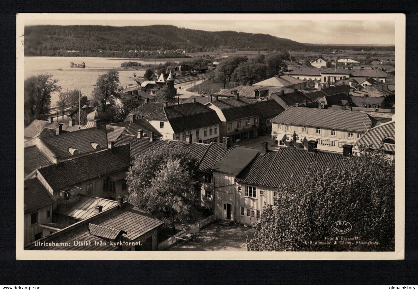 DE1850 - SWEDEN - URICEHAMN - UTSIKT FRAN KYRKTORNET - VIEW FROM CHURCH - Suède