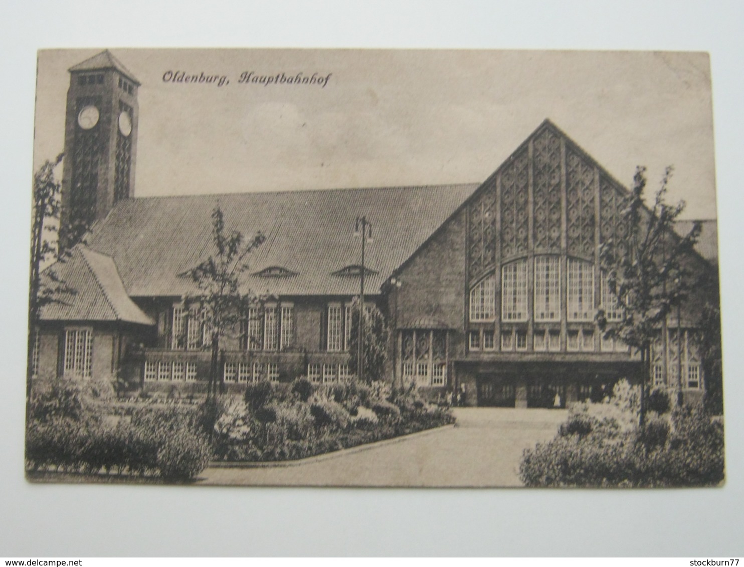 OLDENBURG , GHZG. , Bahnhof  Schöne Karte Um 1914 , Marke Abgefallen - Oldenburg