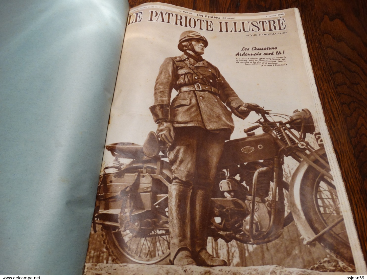 13 Numéros Du Patriote Illustré Reliés Du 07/ 01 Au 21/04/1940 - Manque Le N°10.Une Mine D'information! - Français