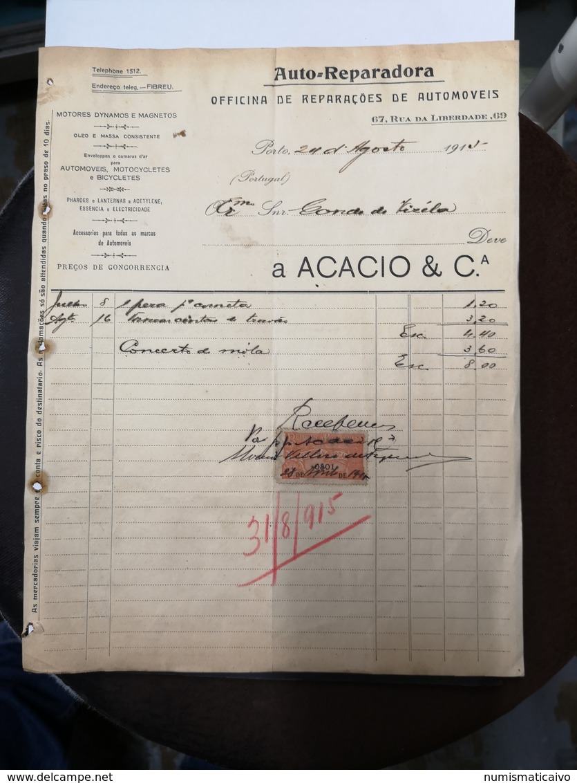 PORTUGAL AUTO-REPARADORA R. DA LIBERDADE 69 PORTO - Portugal