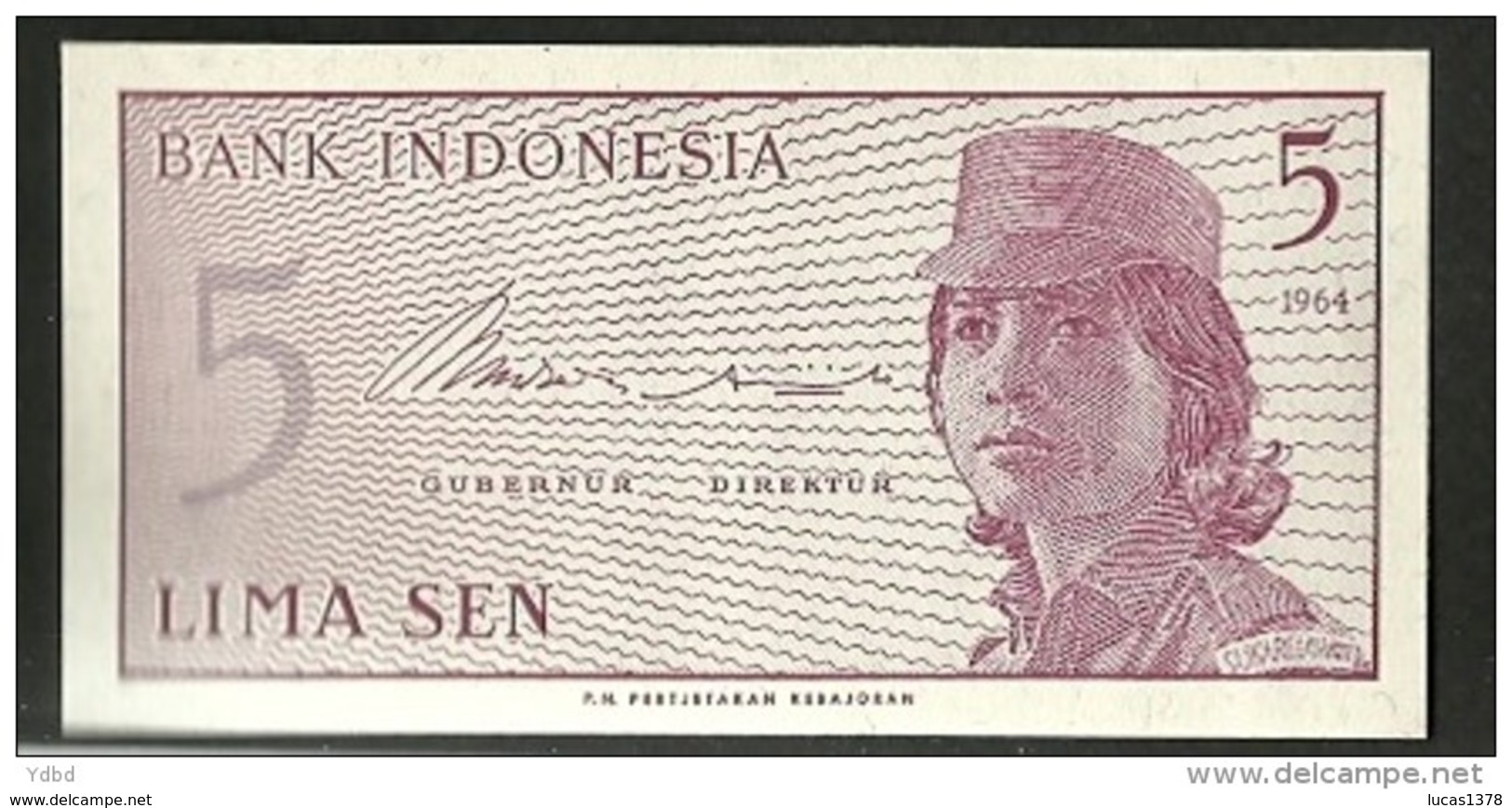 INDONESIE 5 LIMA SEN 1964 / NEUF - Indonésie