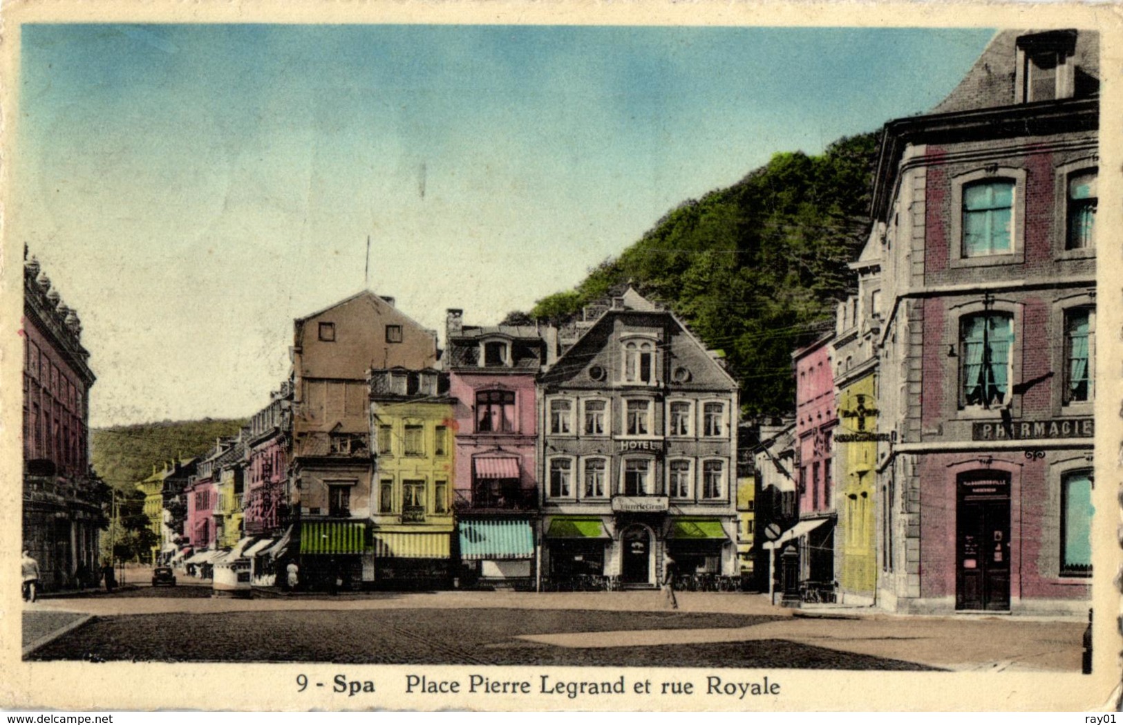 BELGIQUE - LIEGE - SPA - Place Pierre Legrand Et Rue Royale. - Spa