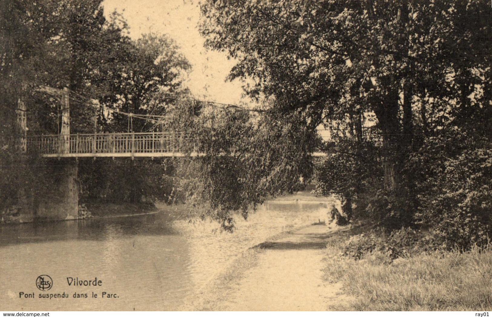 BELGIQUE - BRABANT FLAMAND - VILVOORDE - VILVORDE - Pont Suspendu Dans Le Parc. - Vilvoorde