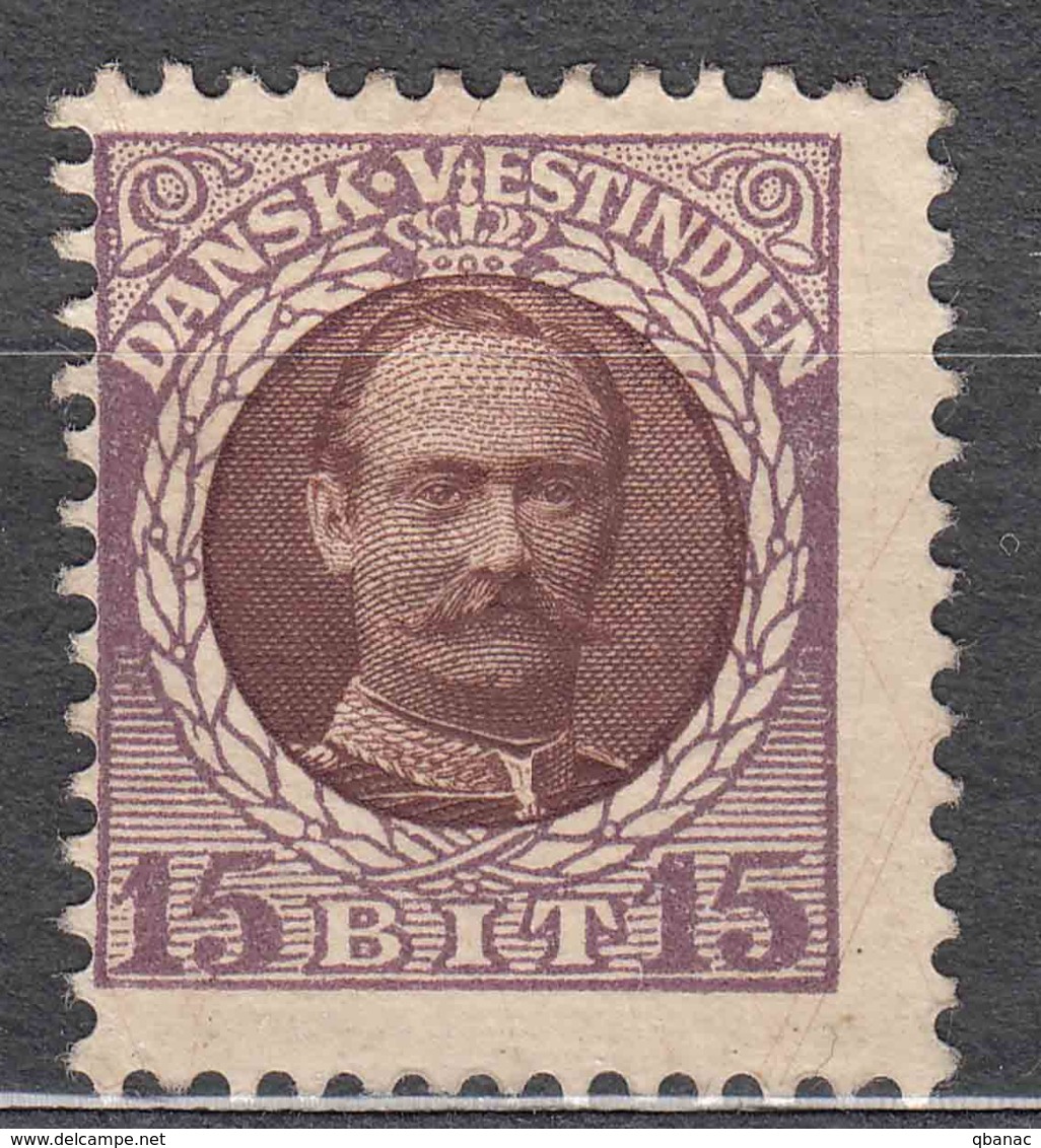 Denmark Danish Antilles (West India) 1907 Mi#43 Yvert#38 Mint Hinged - Dänische Antillen (Westindien)