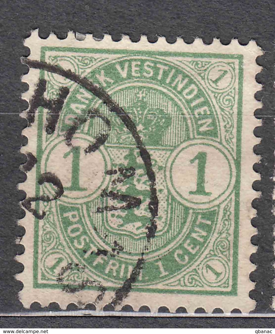 Denmark Danish Antilles (West India) 1900 Mi#21 Yvert#16 Used - Danemark (Antilles)