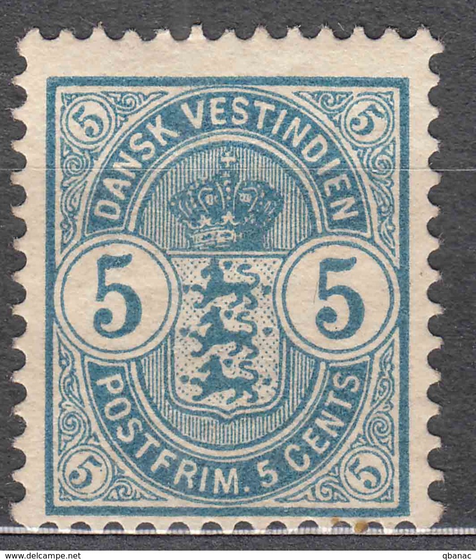Denmark Danish Antilles (West India) 1900 Mi#22 Yvert#18 Mint Hinged - Danemark (Antilles)