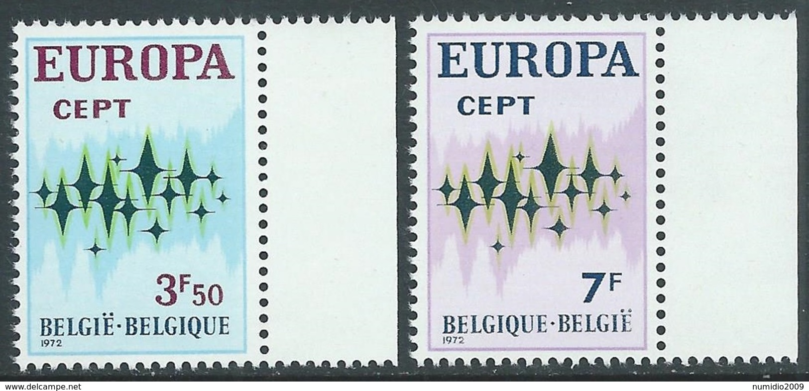 1972 EUROPA UNITA CEPT BELGIO MNH ** - F10-10 - 1972