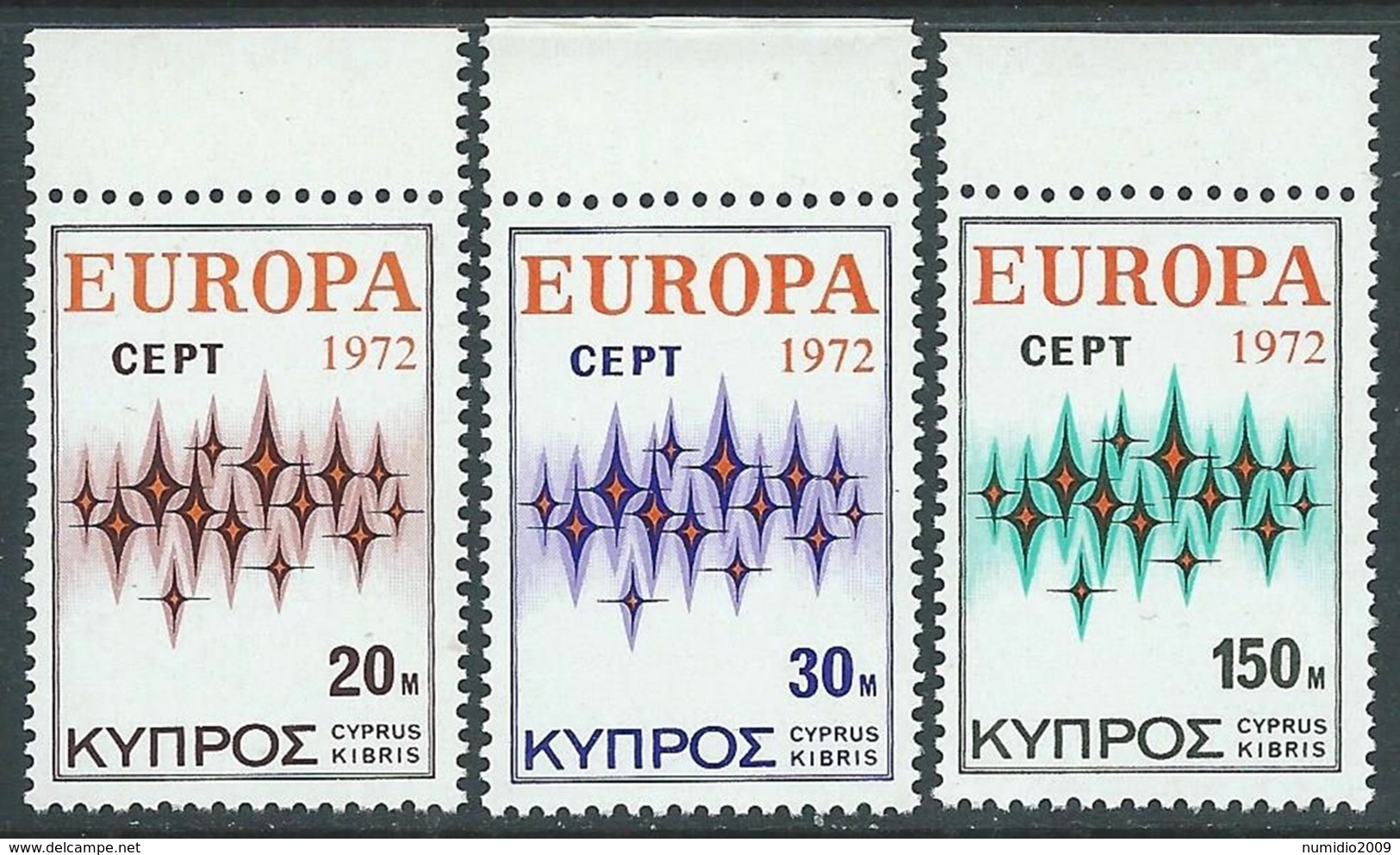 1972 EUROPA UNITA CEPT CIPRO MNH ** - F10-10 - 1972