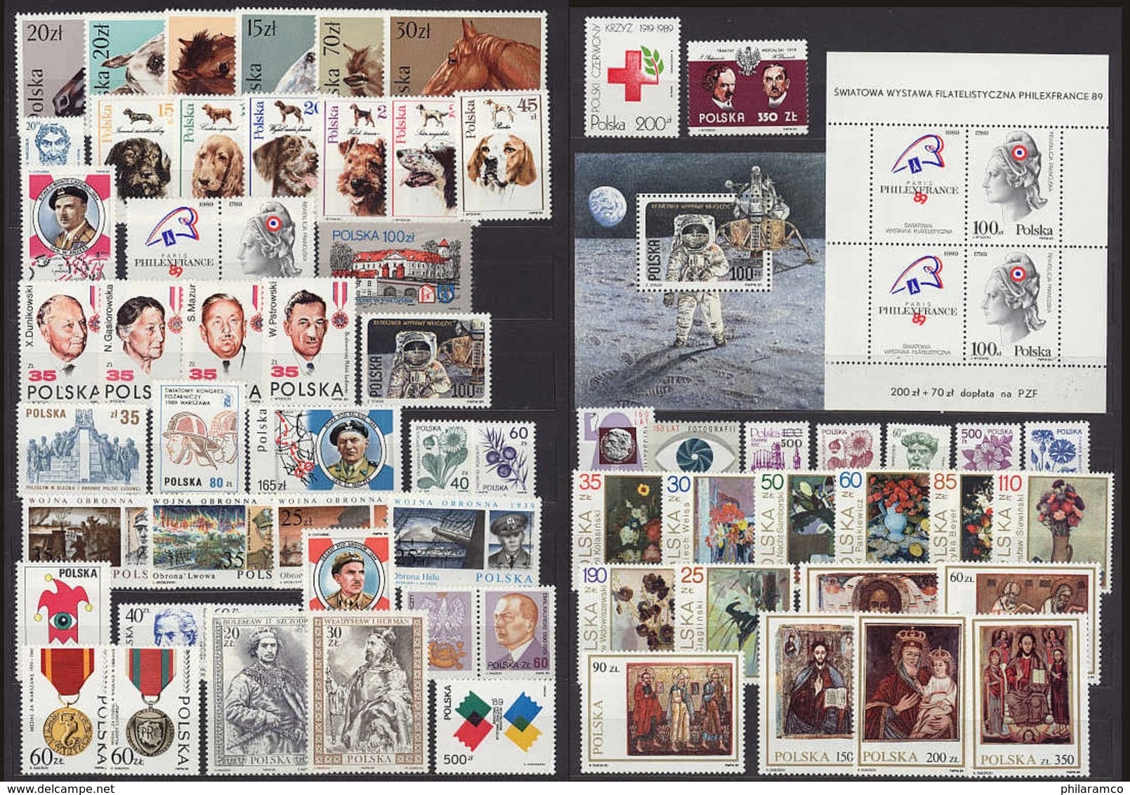 POLAND 1989 COMPLETE YEAR SET MNH - Ganze Jahrgänge