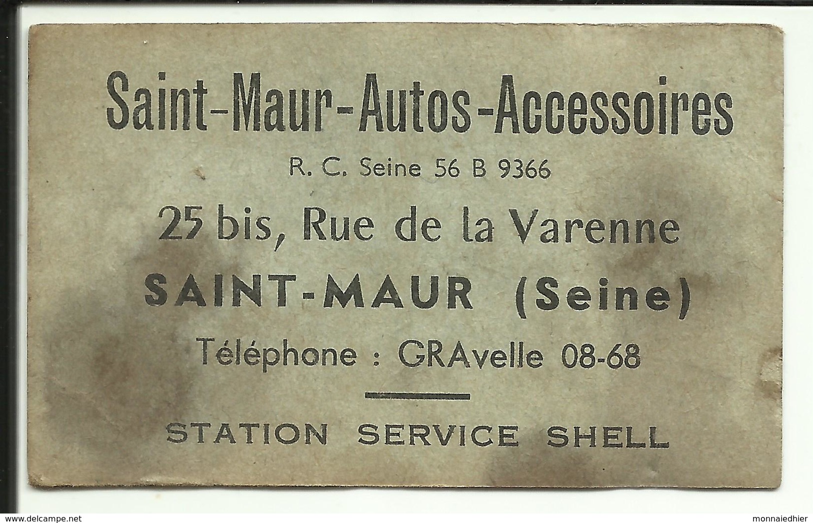 BON Pour 20 Litres D'essence , Station SHELL - Autos - Accessoires , 25 Rue De La Varenne SAINT MAUR ( Seine ) - Bons & Nécessité