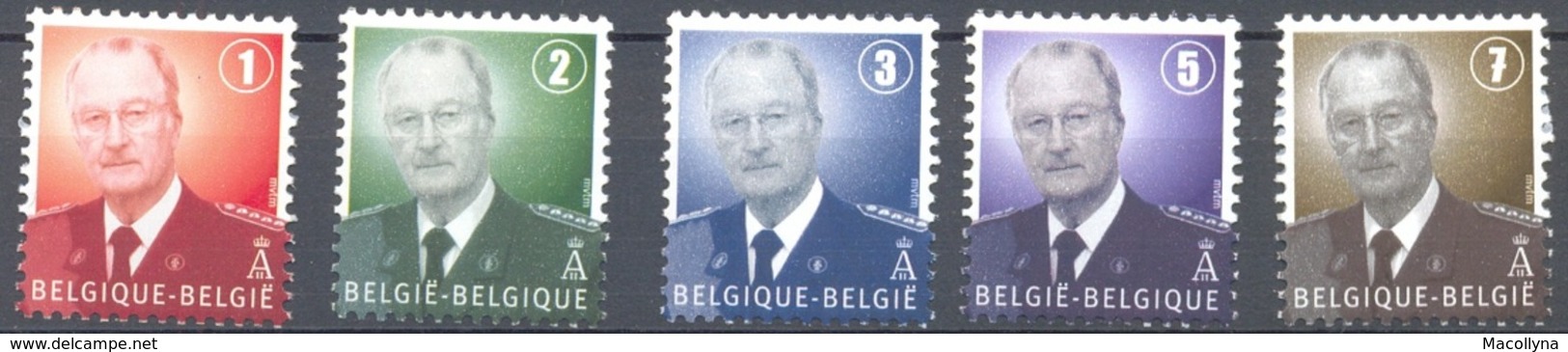 3695/99** Koning Albert II / Roi Albert 2 MNH** 2007 - Neufs