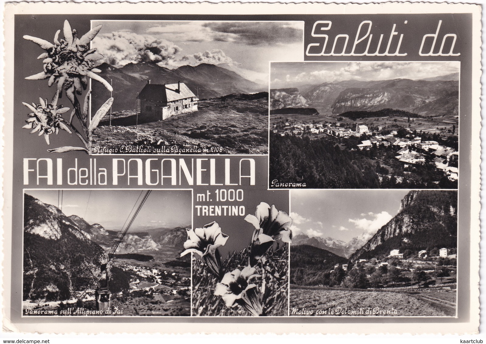 Saluti Da Fai Della Paganella Mt. 1000 - Trentino - (Italia) - Trento