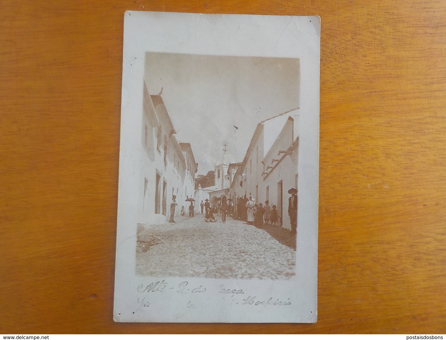 8822) Portugal Alte Algarve Albumina Rua Da Praça 1908 - Faro