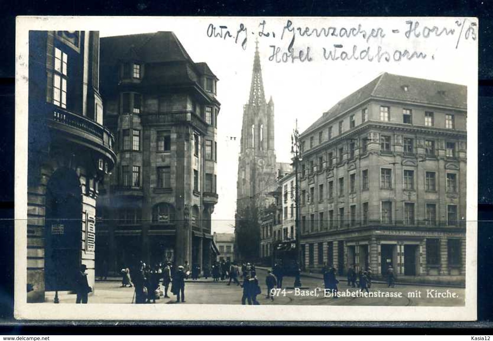 K09351)Ansichtskarte: Basel, Elisabethstr. - Bâle