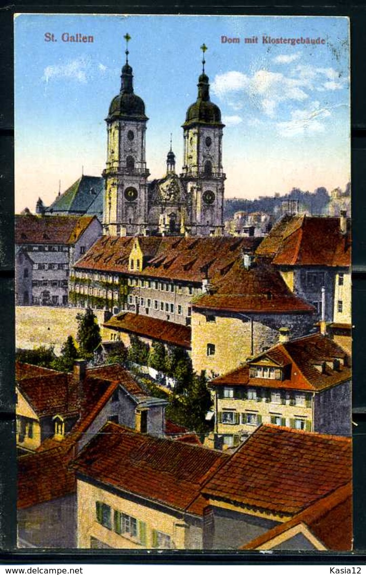 K09459)Ansichtskarte: St. Gallen, Dom - Saint-Gall