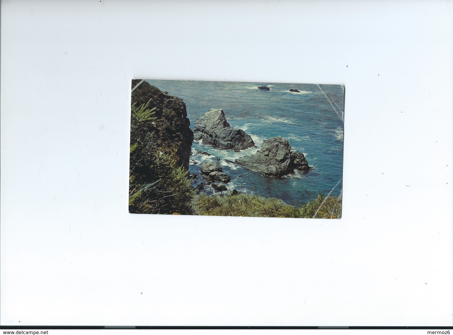 Pacific Coastline In Big Sur California On Highway 1 The Cabrillo Highway Bell Magazine 1966 Color By Mike Roberts Photo - Big Sur