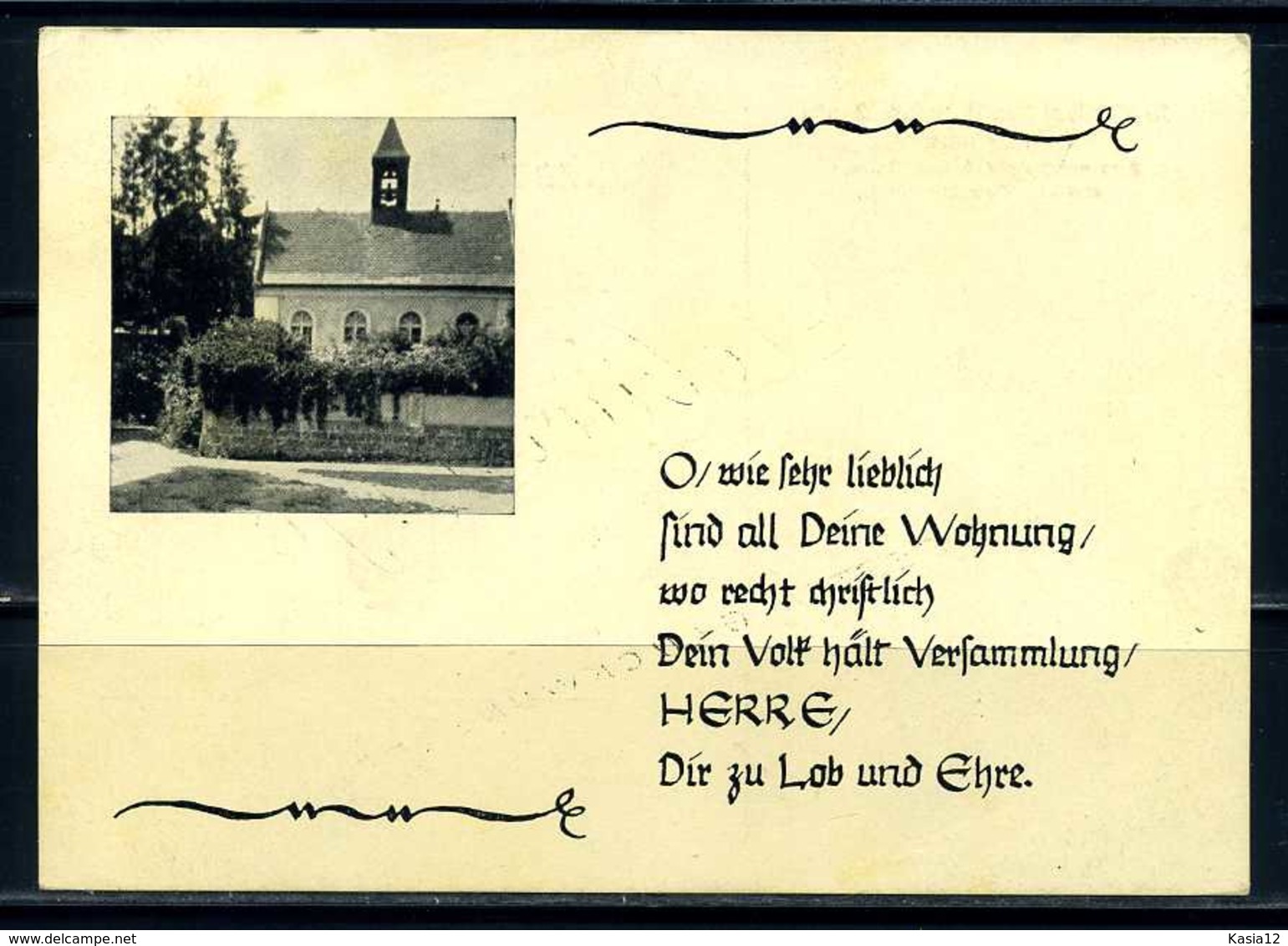 K10018)Ansichtskarte: Dauba, Kirche - Böhmen Und Mähren