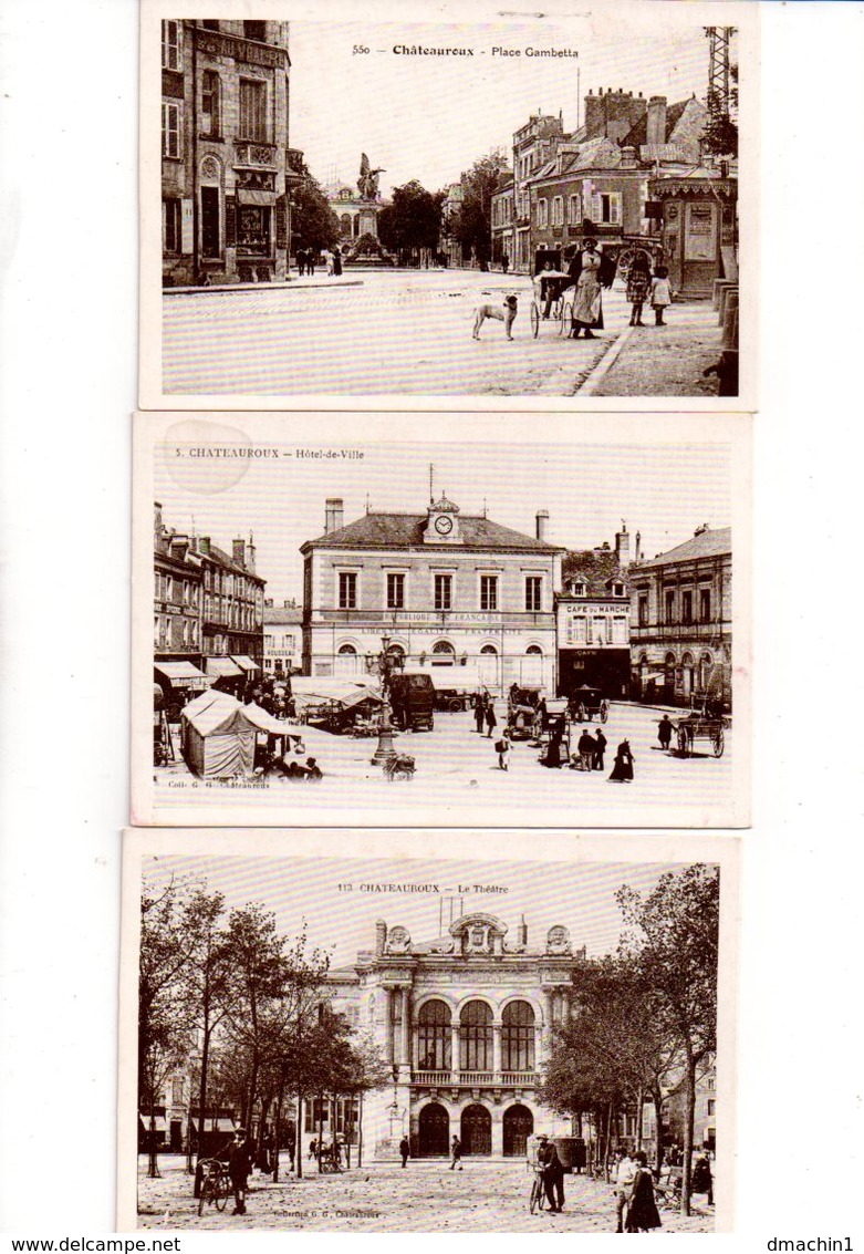 19-France -un Lot De CPA-Chateauroux - Belle époque En Berry-voir état - 5 - 99 Cartes