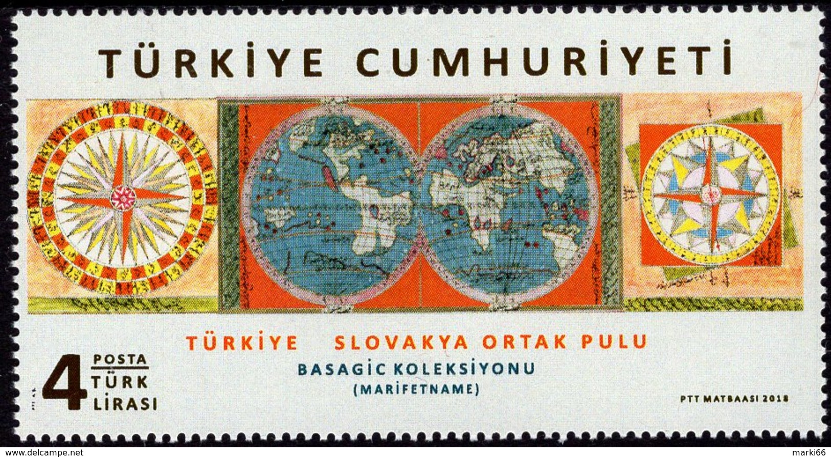 Turkey - 2018 - Basagic Collections - Joint Issue With Slovakia - Mint Stamp - Nuevos