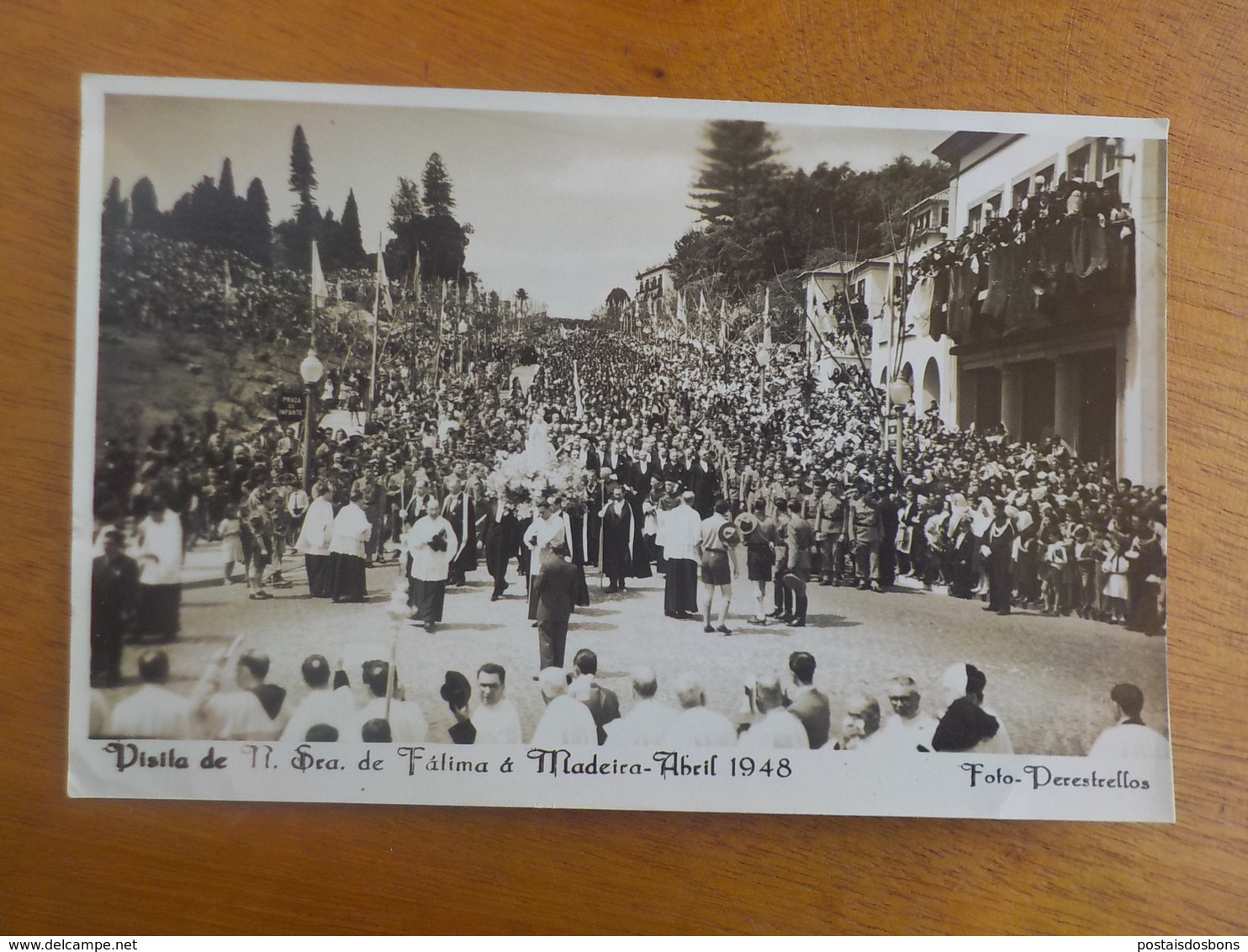 8836) Portugal Visita De Nossa Senhora De Fátima à Madeira, Abril  1948 Foto Perestrellos - Madeira