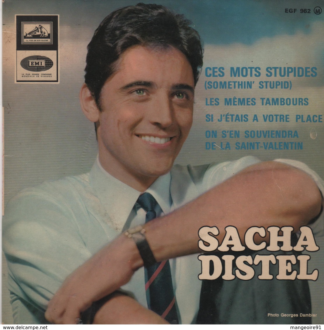 Disque 45 Tours SACHA DISTEL - Disco, Pop