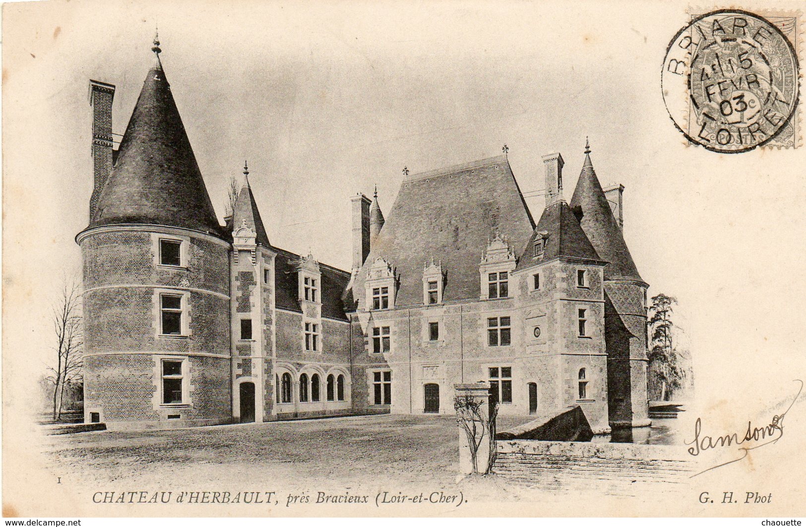 Chateau D HERBAULT   Pres Bracieux   Loir Et Cher - Châteaux