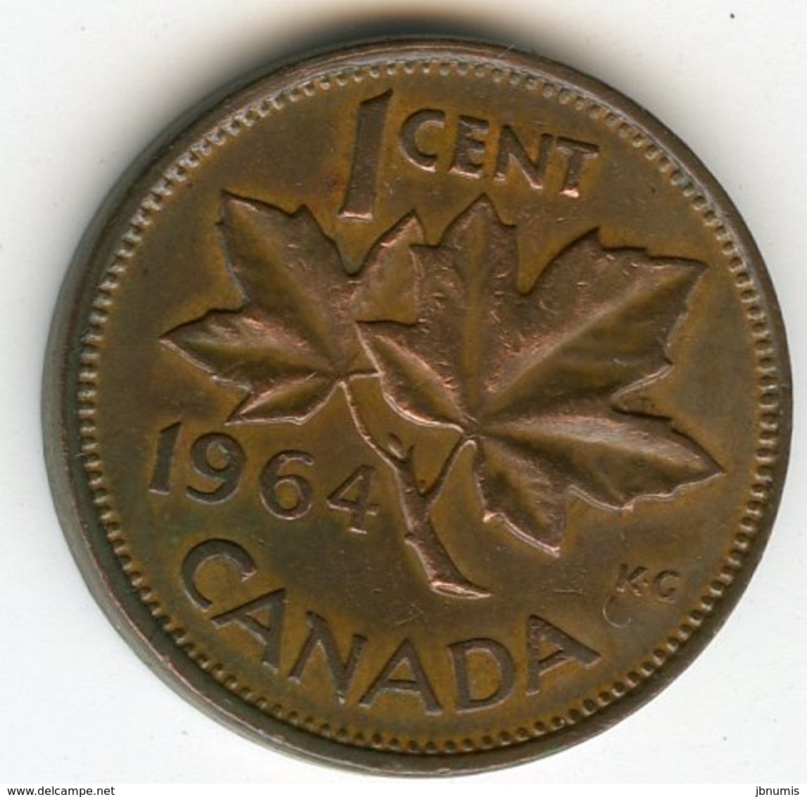 Canada 1 Cent 1964 KM 49 - Canada